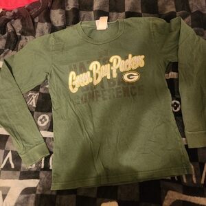 NFL Green Bay Packers Kids Long Sleeve Tee - Green